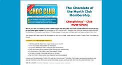 Desktop Screenshot of chocylicious.com